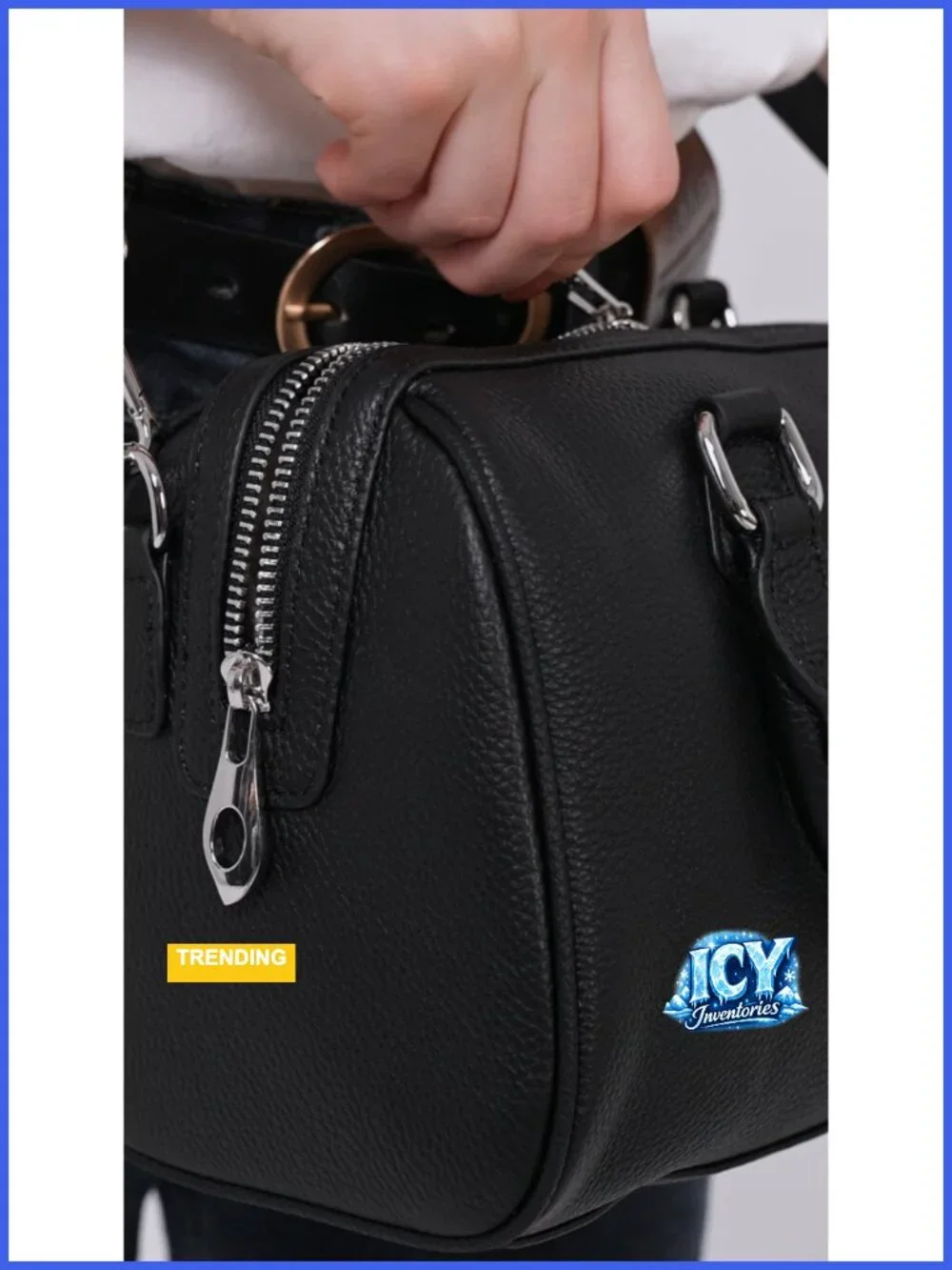 Genuine Leather Crossbody Hobo Satchel Handbag Women Removable Strap Top Handle